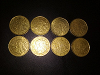 Отдается в дар Монеты 10 центов 2002 2006