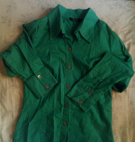 Отдается в дар Зелёная блузка XS