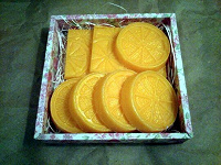 Отдается в дар Мыло ручной работы «Апельсины в сахаре»