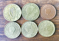 Отдается в дар Монеты еврозоны