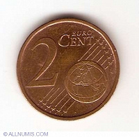 Отдается в дар монета 2 euro cent 2006