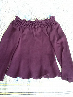 Отдается в дар Фиолетовая летящая блуза
