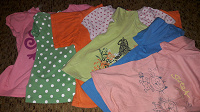 Отдается в дар Детская одежда для дачи: футболки и майка.