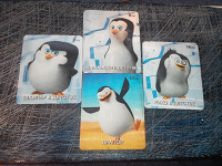 Отдается в дар Карточки Пингвины из Мадагаскара