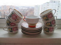 Отдается в дар чашки чайные родом из СССР