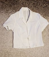 Отдается в дар блузка с коротким рукавом размер 42-44