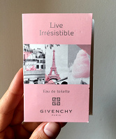 Отдается в дар Пробник парфюмированной воды Givenchy Live Irresistible
