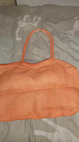 Отдается в дар Пляжная оранжевая сумка