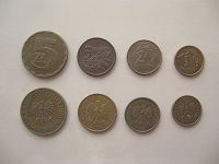 Отдается в дар Набор польских монет 4 шт.