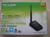Отдается в дар Сетевой адаптер WiFi TP-Link