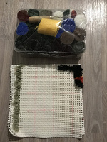 Отдается в дар Набор для вышивания в ковровой технике latch hook kit