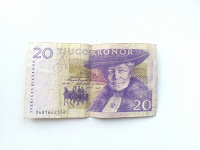 Отдается в дар Банкнота Крона шведская