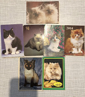 Отдается в дар календарики кошки