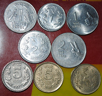 Отдается в дар монеты Индии
