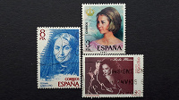 Отдается в дар Испанские женщины на почтовых марках.