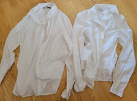 Отдается в дар 2 белые рубашки