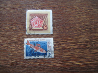 Отдается в дар 2 марочки СССР ,1966 и 1970 гг, с гашением ( но не с конвертов)