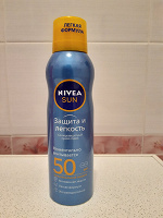 Отдается в дар солнцезащитный сухой спрей Nivea SPF50