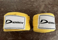 Отдается в дар Бинт Demix (бокс, единоборства), 4.5 м, желтый