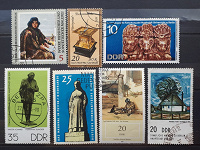Отдается в дар Искусство и этнография на почтовых марках ГДР.