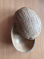 Отдается в дар кокосовая скорлупа