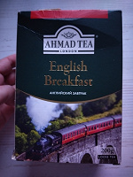 Отдается в дар Черный листовой чай Ahmad