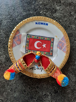 Отдается в дар Сувенирная тарелочка из Турции