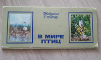 Отдается в дар Набор открыток «В мире птиц»