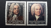 Отдается в дар Великие немецкие музыканты и композиторы. почтовые марки Германии.