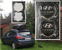 Отдается в дар Шильдик Hyundai