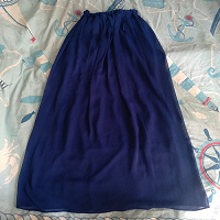 Отдается в дар Темно-синяя летняя юбка S