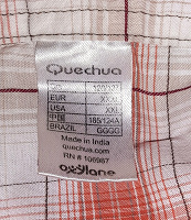 Отдается в дар Рубашка мужская Quechua