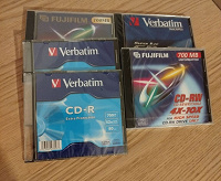 Отдается в дар CD-R, CD-RW чистые диски