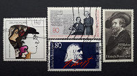 Отдается в дар Те кого все знают. Почтовые марки Германии.