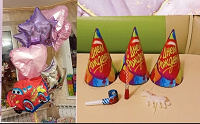 Отдается в дар Фольгированные шары и детские аксессуары на День рождения