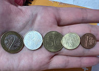 Отдается в дар Ходовые монетки Республики Беларусь