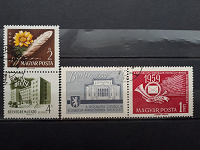 Отдается в дар Сцепка и марка с купоном, Венгрия 1959 и 1960 годы.