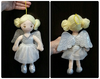 Отдается в дар Тряпичная кукла-ангел
