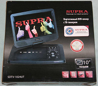 Отдается в дар Портативный DVD-плеер Supra