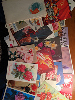 Отдается в дар советские открытки с конвертами