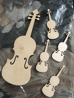 Отдается в дар Деревянные скрипки