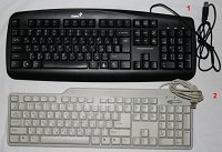 Отдается в дар Клавиатуры и мыши с разъемом USB