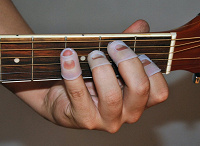Отдается в дар Силиконовые напальчники для игры на гитаре (защита пальцев).