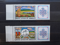 Отдается в дар Полная серия из 2 монгольских марок. MNH.