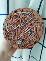 Отдается в дар Новое панно художественное настенное из керамики