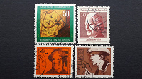 Отдается в дар Женщины на почтовых марках Германии.