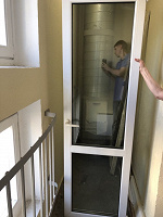 Отдается в дар Пластиковая балконная дверь (стеклопакет)