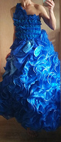 Отдается в дар Платье синее
