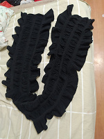 Отдается в дар Чёрный оригинальный шарф