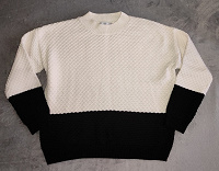 Отдается в дар Чорно білий светр